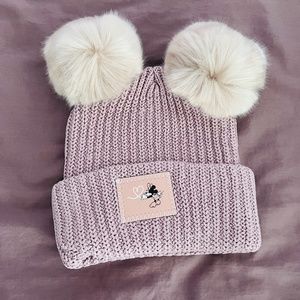 Disney x Love Your Melon - Minnie Mouse Beanie with Double Poms, Brand New!